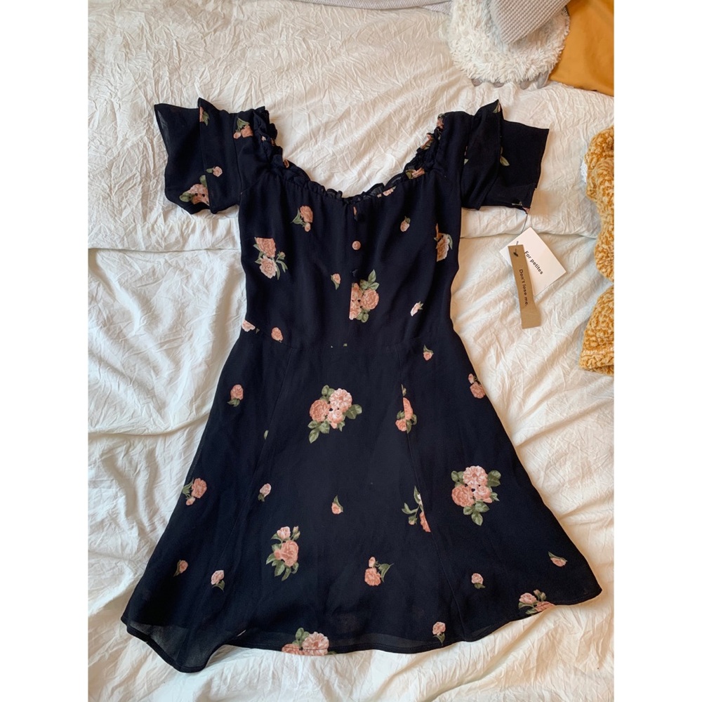 Reformation Kendall Floral Mini Dress